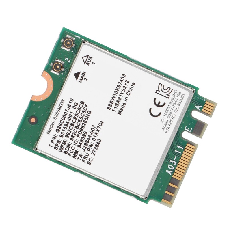 Bluetooth 4.2 For Intel 8265 867M 802.11AC 2.4G/5G Wireless Network