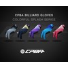 CPBA Professional Billiards Glove (Sky/Tour Blue, X-Small, Left hand Open