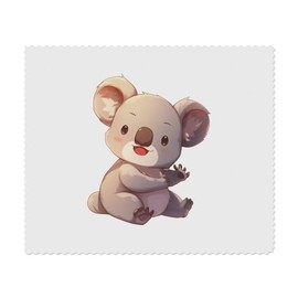 2 x 'Cute Koala' Microfibre Lens/Glasses Cleaning Cloths (LC00025617)