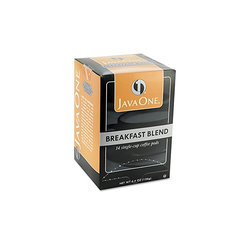Java Trading Co. 30220 Coffee Pods, Breakfast Blend, Single Cup,