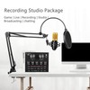 BM-800 Podcast Equipment Bundle with Voice Changer, Live Sound Card,