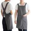 Ninonly Apron, For Home Use, Simple H-Shape, Shoulder, Cotton, Plain,