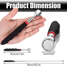 Telescoping Magnet Stick Tool, 20Lb Magnetic Pickup Tool, Magnet Stick Tool for Picking up Keys, Nuts