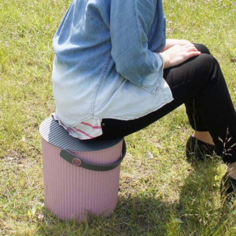 Hachiman Omnioutil Bucket S - (Pink) Height 21.1 cm