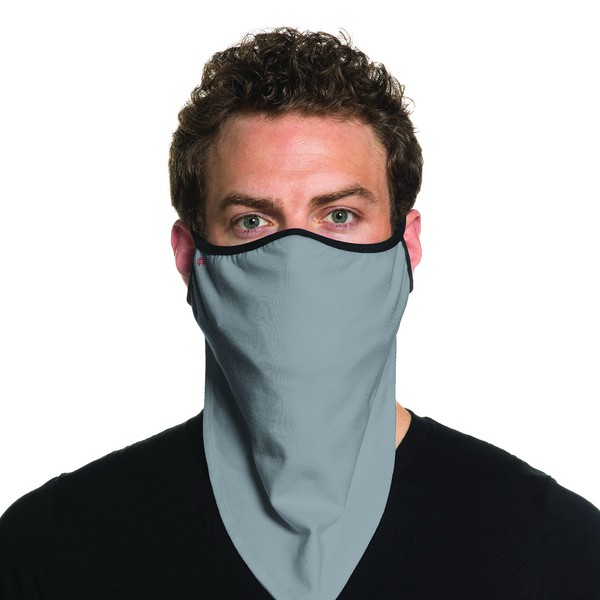 Secret Artist Extra Large to 2XL Light Grey Bandana Face