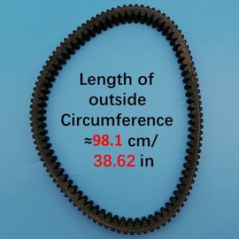 Tuzliufi Drive Belt for Can-Am 422280364 715900212 Maverick Commander UTV MAX 1000 1000R XDS XMR XRS XXC DPS STD EFI with Tooth on Both Sides 981×32.5×17 mm Z692