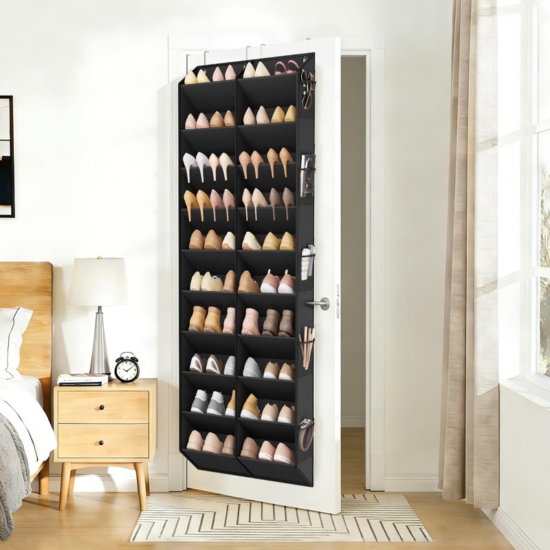 LANTEFUL Over the Door Shoe Organizer, Hanging Shoe Rack for