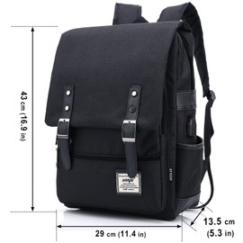 HASAGEI Backpack Vintage Unisex Rucksack Daypack Casual School Travel Laptop Tablet Bags