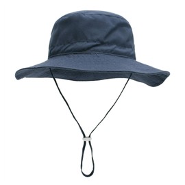 axy Wide Brim Sun Hat for Children Boys Girls Toddler Baby Unisex Sun Protection Children's Hat Summer Hat Hat Flapper Peaked Cap, navy blue