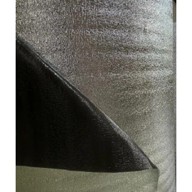 IES Reflective BLACK Insulation Roll Foam Core Radiant Barrier 5MM R8 (2' X 10')