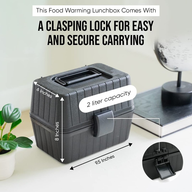 ZONETECH Heating Lunch Box - Premium Quality Electric Insulated Lunch