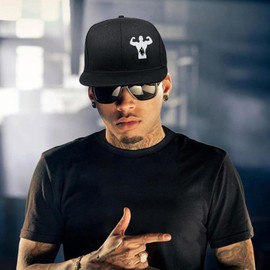 Animal Gorilla Walking Hats for Men Big Foot Flat Bill Snapback Hats Black Flat Brim Cap Adjustable Chimpanzee Silhouette Baseball Cap Casual Hip Hop Hat Snap