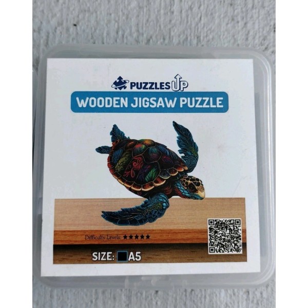 Puzzles Up Premium Wooden Puzzle Size A5 Turtle