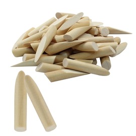 HARSKIYER 50 Pcs Solid Wood Pocket Hole Plugs for Screw Holes, 3/8 Inch Pine Wood Dowels Pins, Hardwood Plugs Pocket Hole Filler for Pocket Hole Jig