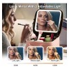 Maletin Estuche De Maquillaje Con Espejo Y Luz Led 3