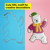 Tasty XXL Cookie Cutter, Dancing Bear Shape, for Cute, Fun