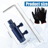 3pcs Broken Pipe Extractor Tool Kit, Broken Faucet Thread Removal