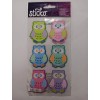 Sticko STICKO Stickers Dimensional OWLS pastel OWLS Scrapbooking