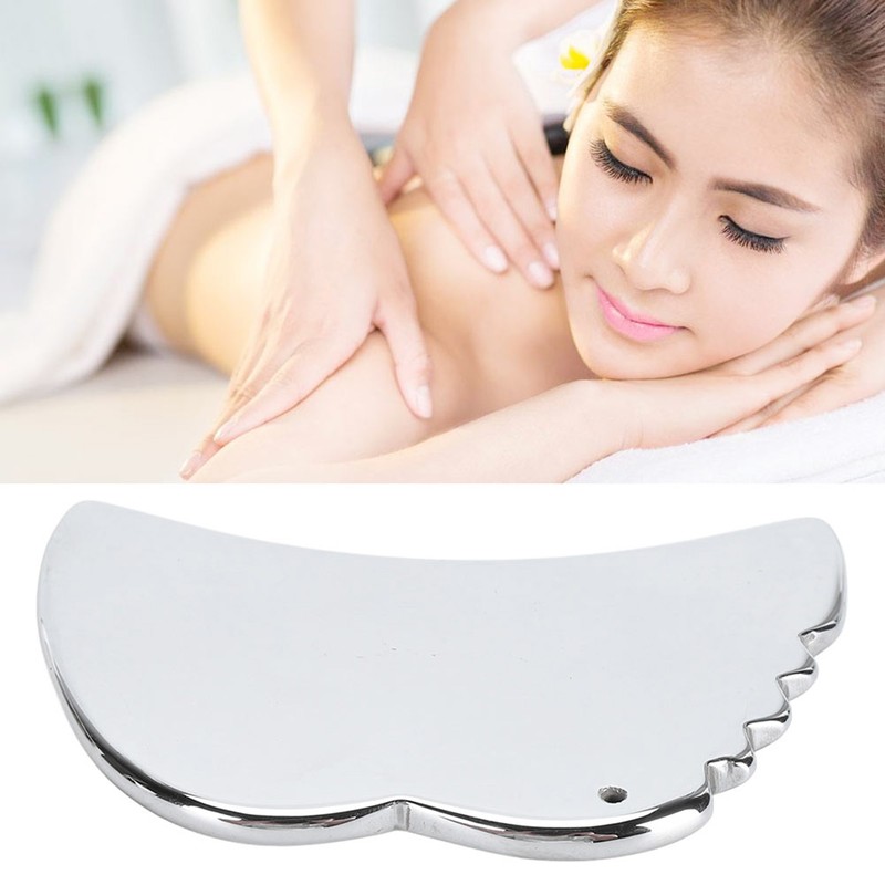 Wing Shaped Terahertz Stone Gua Sha Facial Tool for SPA