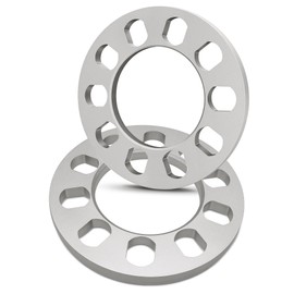2PCS Universal Wheel Spacers 1/2 Inch (12mm) for 5 Lug Wheel Spacers Vehicles Fits Bolt Patterns 5x4.25, 5x110, 5x112, 5x4.5, 5x115, 5x120, 5x4.75, 5x5.0 Cars & Light Trucks