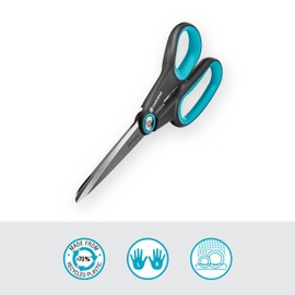 Gardena MultiCut: Comfortable all-purpose scissors for household and garden, high-quality blades made of stainless steel, handles made of recycled plastic, suitable for left- and right-handed users (12215-20)