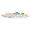 Kids Cruise Ship Model Sound Effects LED Light Universal Rotation