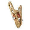 260/300/500A Brass Material A Shape Ground Welding Earth Clamp for