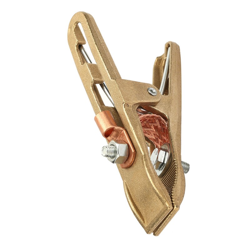 260/300/500A Brass Material A Shape Ground Welding Earth Clamp for