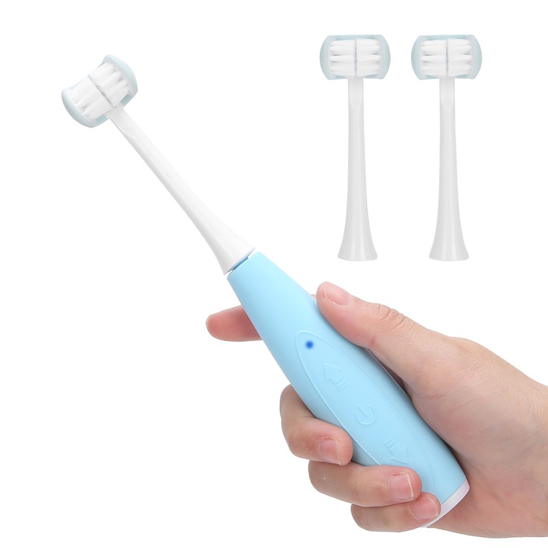 3 Sides Kid Electric Toothbrush 5 Gears Rechargeable Waterproof Oral