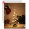 LED Christmas Tree Lamp Battery Powered Spiral Christmas Tree Table
