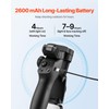 VEVOR Gimbal-Stabilisator für Smartphone, 3-Achsen-Stabilisierung, mit magnetischem Fülllicht, Gesichtsverfolgung, Gestensteuerung,