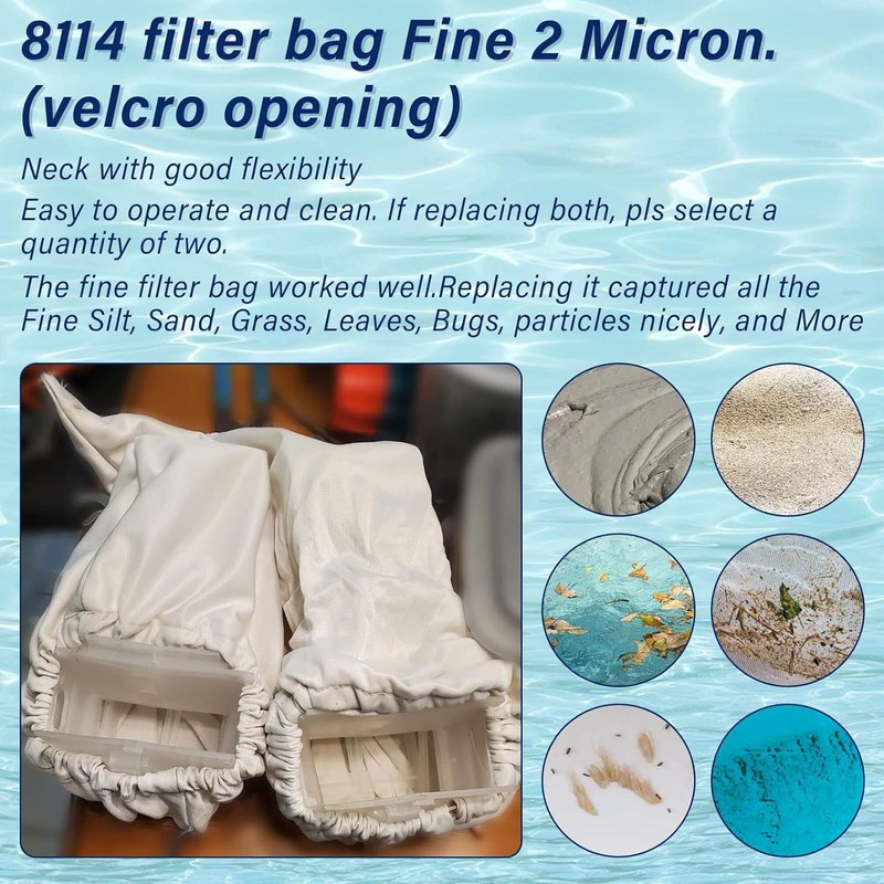 Pool Cleaner Fine Filter Bag Professional Reusable Wear Resistance Replacement