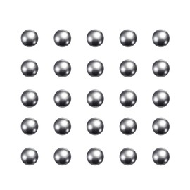sourcing map 600 Pieces Precision Balls 4 mm Diameter G10 Chrome Steel Ball for Bearings Silver