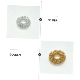 Healeved 10pcs Acupressure Rings for Finger Massage Stress Relief Fidget Toys for Boy Girl Adults Lightweight Handheld Therapy for Enhanced Concentration and Relaxation