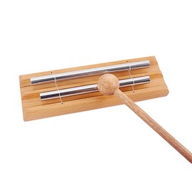 RuiJOTWAT 2 phoneme Wind Chimes Solo Hand Chime, Musically Tuned for Meditation, Yoga and Mindfulness, For Teachers and Classrooms