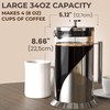Cafe Du Chateau Stainless Steel French Press Coffee Maker 34