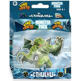 King of Tokyo 2 Monster Pack French Version: Cybertooth + Cthulhu + 1 Blumie Bottle Opener (Cybertooth + Cthulhu)