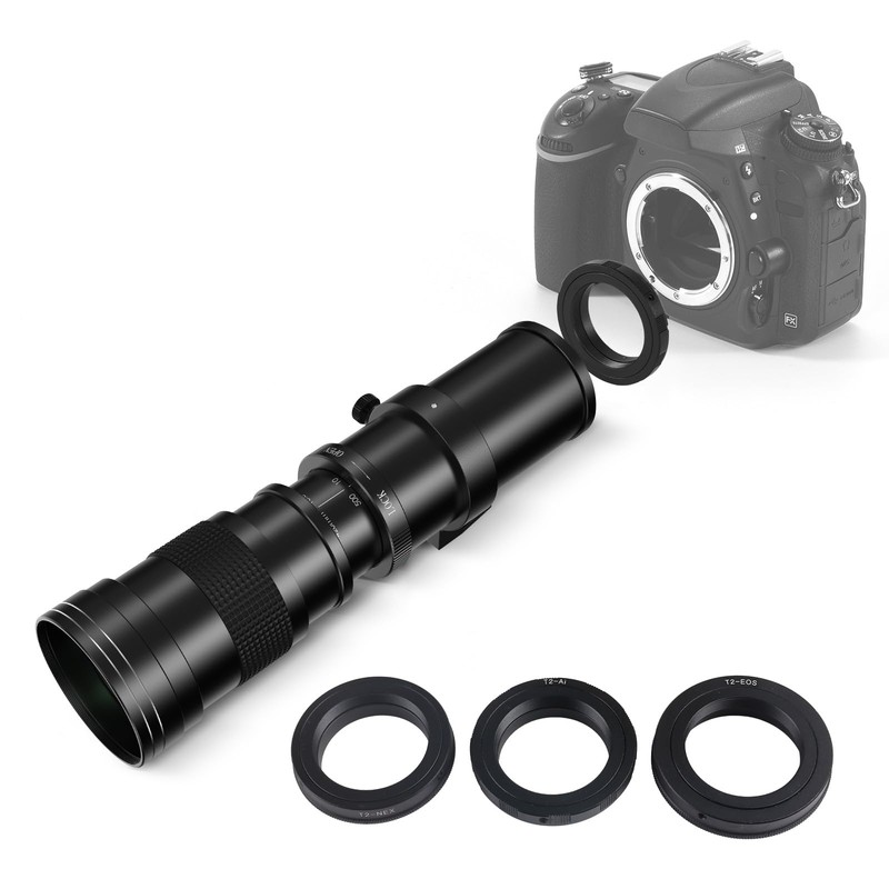 Yanuoda 420-800mm Super Telephoto Manual Lens F/8.3-16