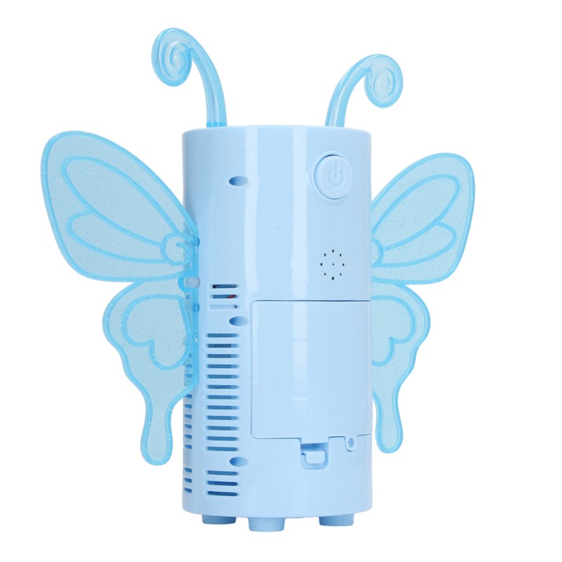 Electric Bubble Machine Automatic Multi Holes Butterfly Shape Portable Lightweight