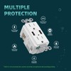 TOPELER 2Pack USB Wall Outlet, Receptacle Outlet with 4.8A Charging