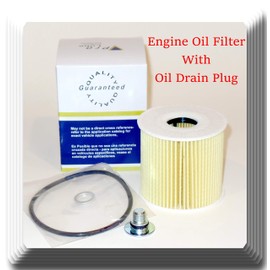 Engine Oil Filter With Oil Drain Bolt Fits 2017-2019 Genesis G90 5.0L (DOHC), (VIN H), 32V Hyundai Genesis G80 5.0L (VIN F), 32V, Genesis - V8 5.0L, F.I., (DOHC), (VIN F), 32V 2015-2016 (1)