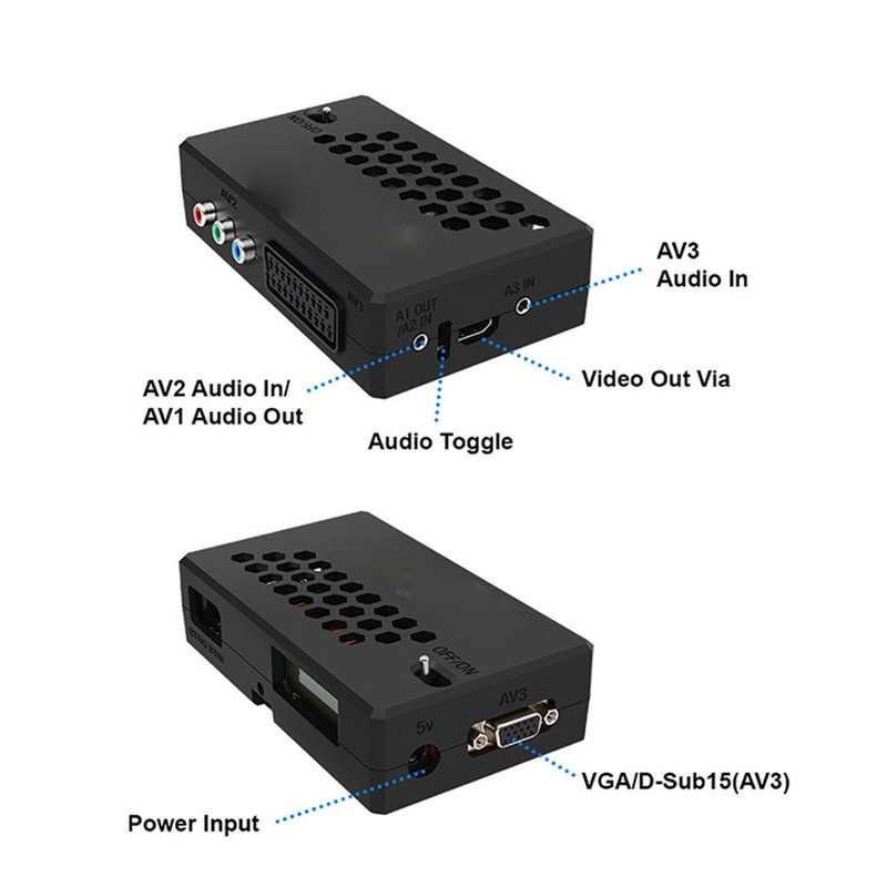 OSSC Open Source Scan Converter V1.7 Version SCART Component VGA