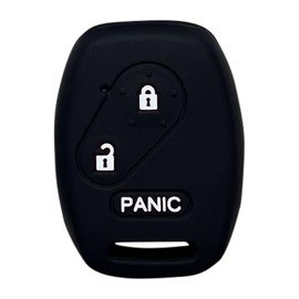 Key Fob Cover for CRZ Odyssey: Key Case Cover Fit for Honda Ridgeline CRV Fit Civic Pilot CRZ Odyssey 2004 to 2017 N5FS0084A CWTWB1U545 OUCG8D380HA 3248AS0084A 35111SVA305 Black Remote Protector