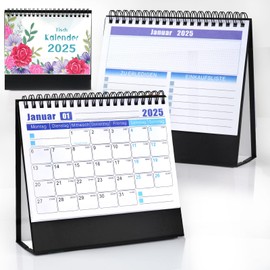 Desk Calendar 2025 Landscape Monthly Calendar, Calendar 2025 Desk Calendar, Standing Calendar 2025, Desk Calendar 2025 for Standing Up Calendar 2025 - Pink