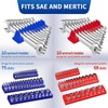 PRRPRR 8PS Magnetic Wrench and Socket Organizer Set, Tool Trays
