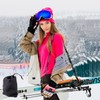 Ferocity Universal Ski Carry Strap with Adjustable Rubber Shoulder Strap