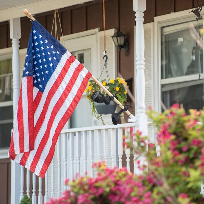 Flag Pole Light Solar Powered, Solar Flag Light fits 1’’