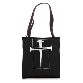 Jesus Cross Nail Easter Christian Spring Men Women Kids Tote Bag