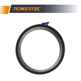 POWERTEC 70281-P2 6 Inch Dust Control Flex Cuff w/Adjustable Key Hose Clamps, Hose Connector Rubber Cuff Coupler for Woodworking Dust Collection Fittings, Dust Collector Accessories & Machinery, 2 PK