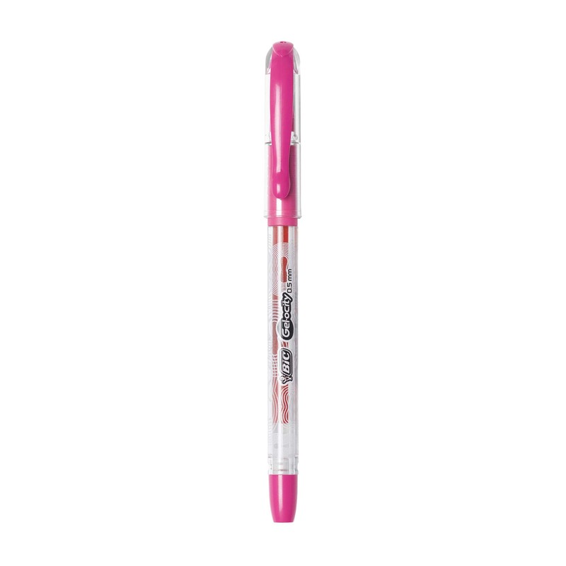 BIC Gel-ocity Smooth Stick Gel Pens, Fine Point, 0.5mm, Assorted